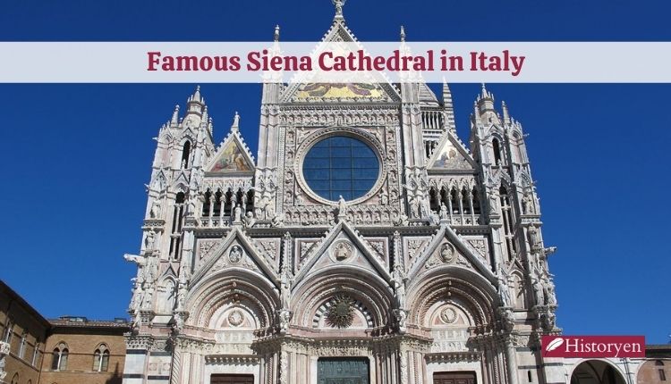 Famous Siena Cathedral in Italy