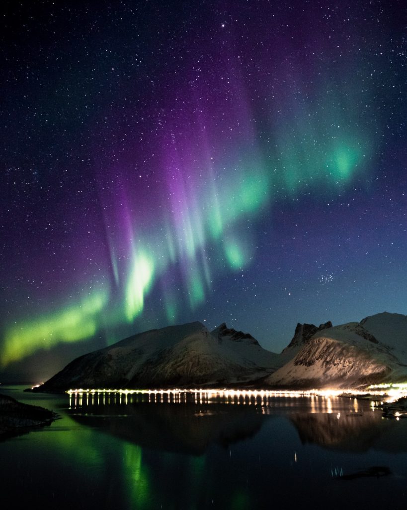 Solar Wind and northern lights