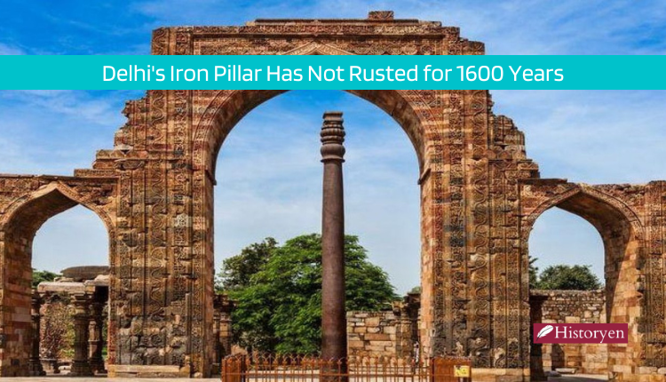 delhi iron pillar not rusted 1600 years