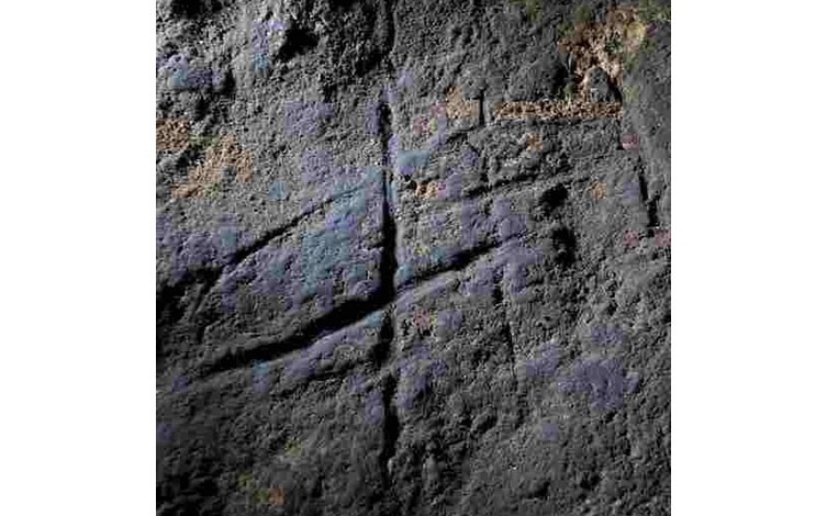 This engraving in Gorham's Cave, Gibraltar may have been made by Neanderthals