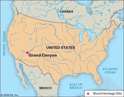 Grand Canyon Map - A Brief History of the Grand Canyon