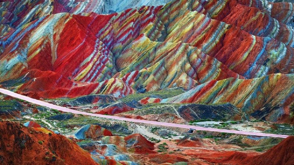 Danxia Landform – Hebei, China - 10 Amazing Rock Formations on Earth 1