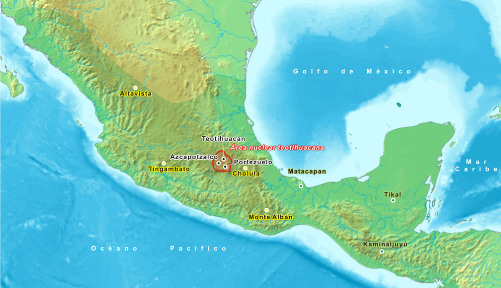 map of Teotihuacan