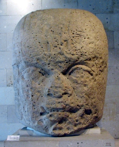 San Lorenzo Colossal Head in the Museo de Antropología de Xalapa - Giant Stone Heads of the Olmec Civilization