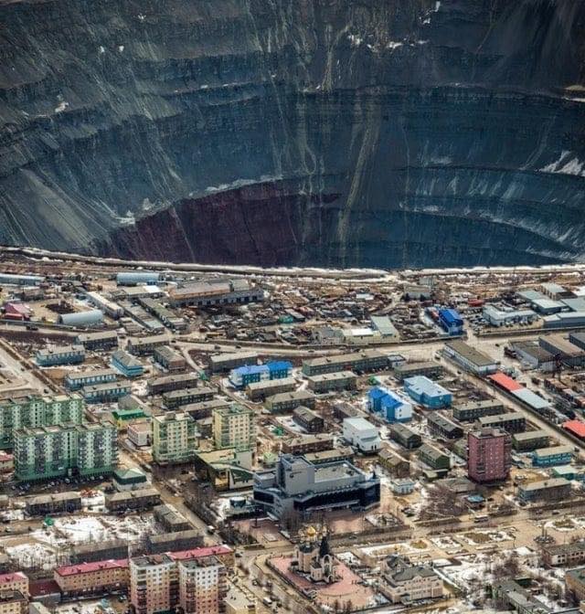 Diamond Mine in Mirny, Yakutia, Russia