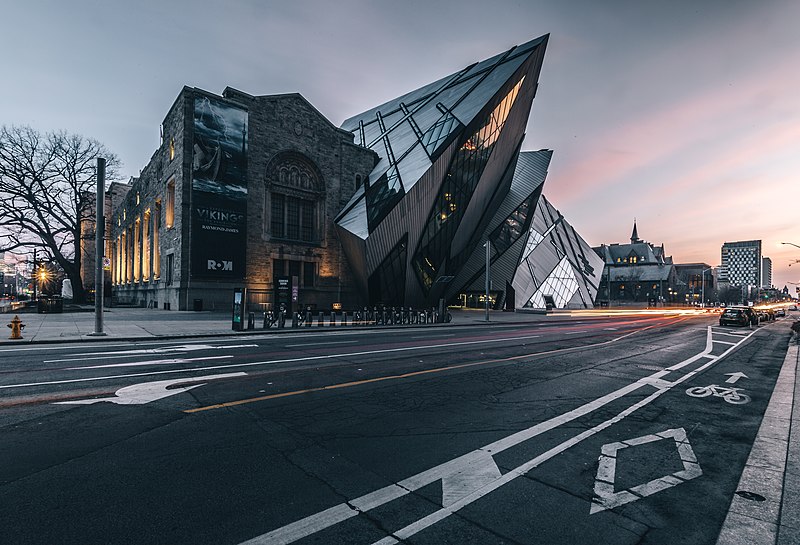 Royal Ontario Museum at Sunset - Best Archaeology Museums in Canada