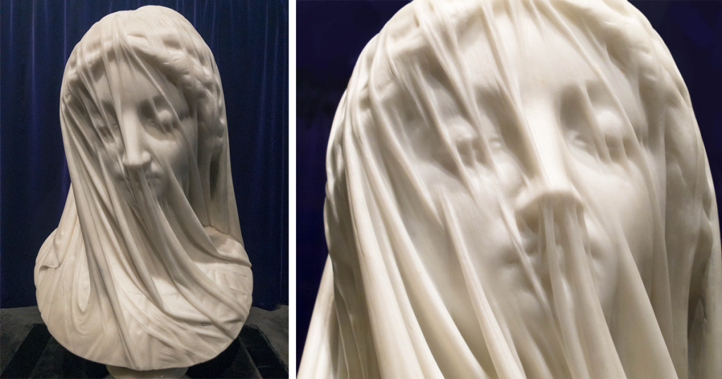 The Veiled Virgin by Giovanni Strazza