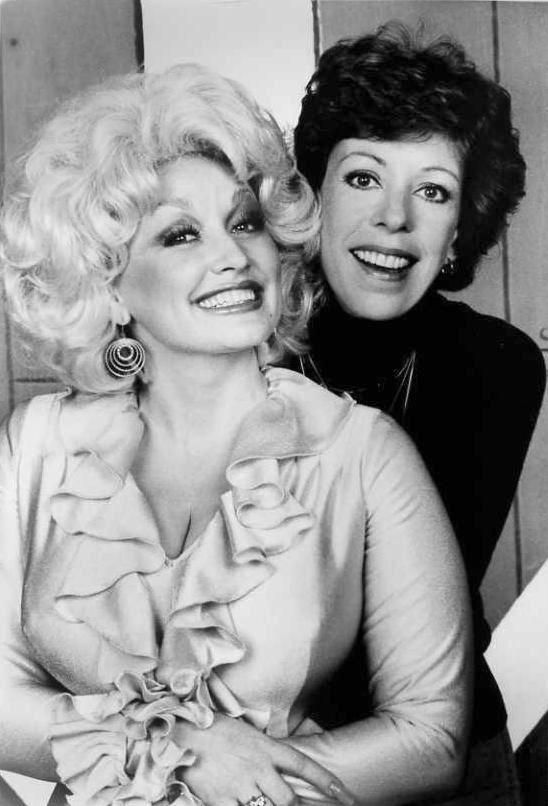 Dolly Parton with Carol Burnett, 1979