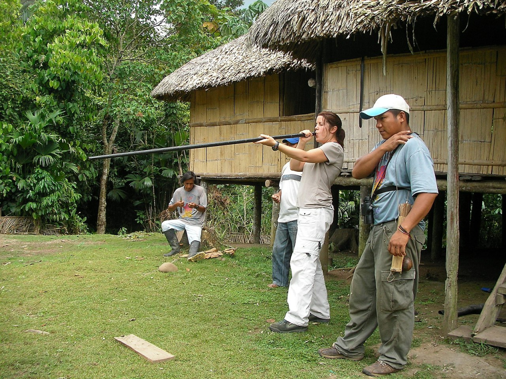 A Huaorani blowgun