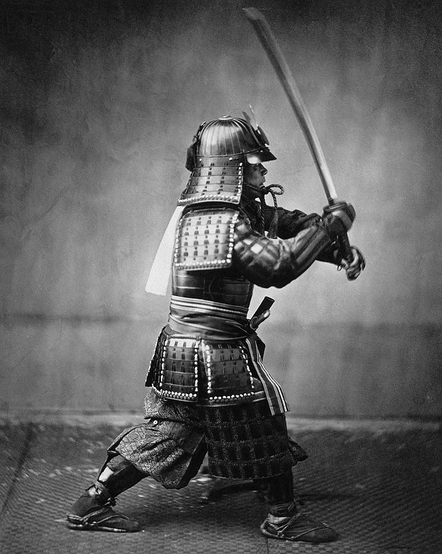 Samurai with sword.