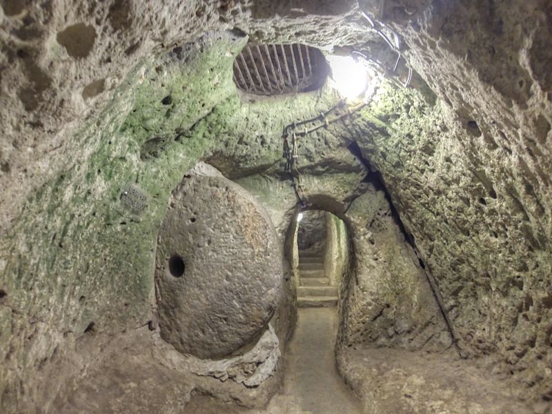 tunnel in the underground city