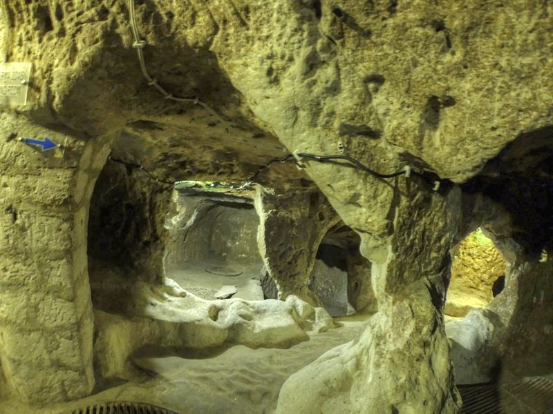 Chamber in the underground town of Derinkuyu