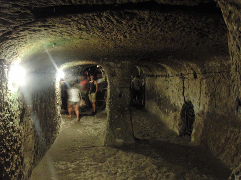 chamber in the underground town of Derinkuyu