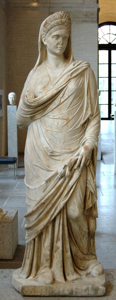 Statue of a Roman woman, ca. 100–110 CE.