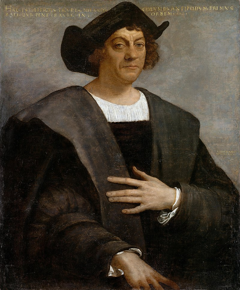 Portrait of a Man, Said to be Christopher Columbus - Who really discovered America? Who was first?