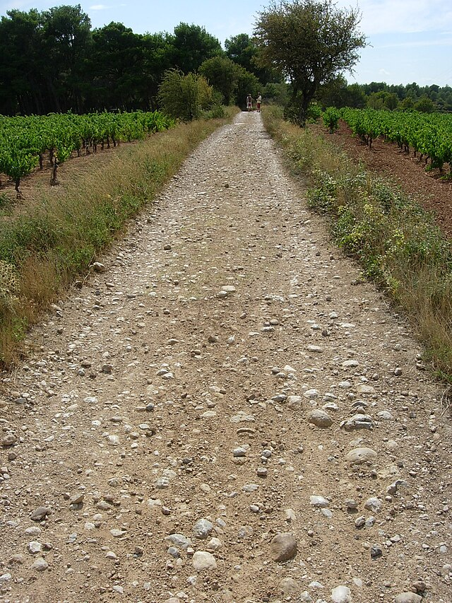 Via Domitia in Pinet (Hérault - France)