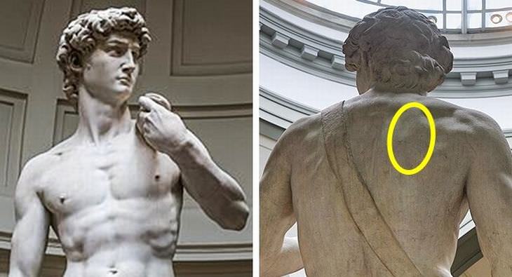 David by Michelangelo (Detail), Florence, Galleria dell'Accademia, 1501-1504.