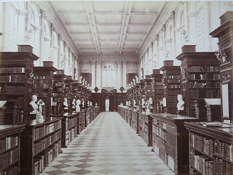 Wren Library, Trinity College, Cambridge University.