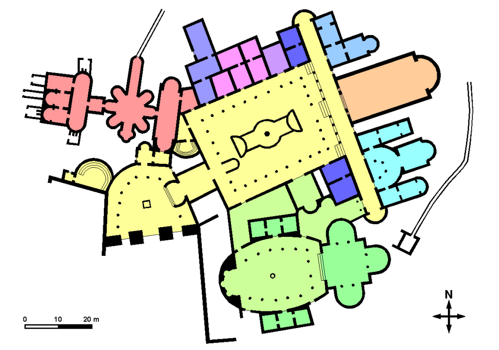 The plan of the Villa Romana del Casale
