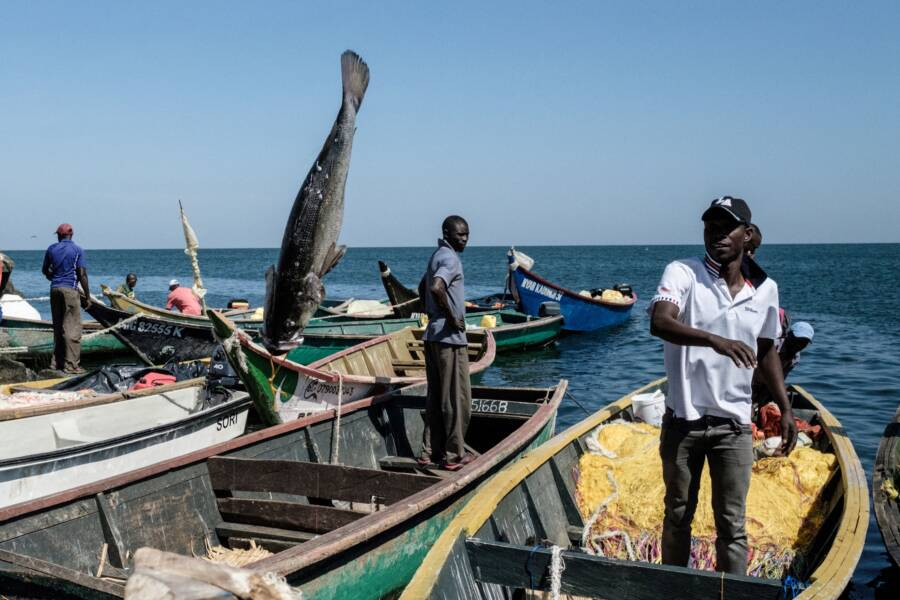 Migingo Island's local fishermen form the backbone of the community.