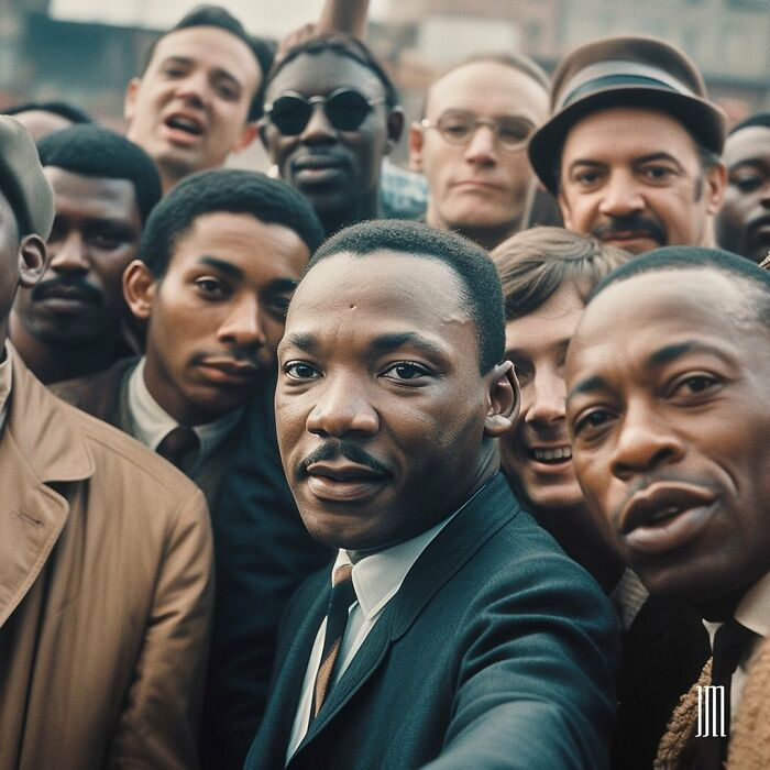 Historical Selfies 2. Martin Luther King Jr.