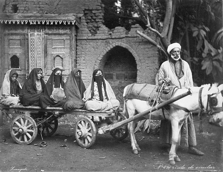 Arab with Three Wives and Two Servants.