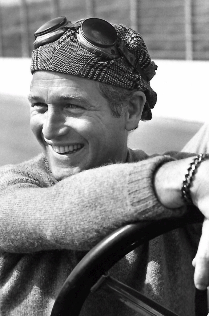 Photo of Paul Newman from the ABC Television special about auto racing, "Once Upon a Wheel"
