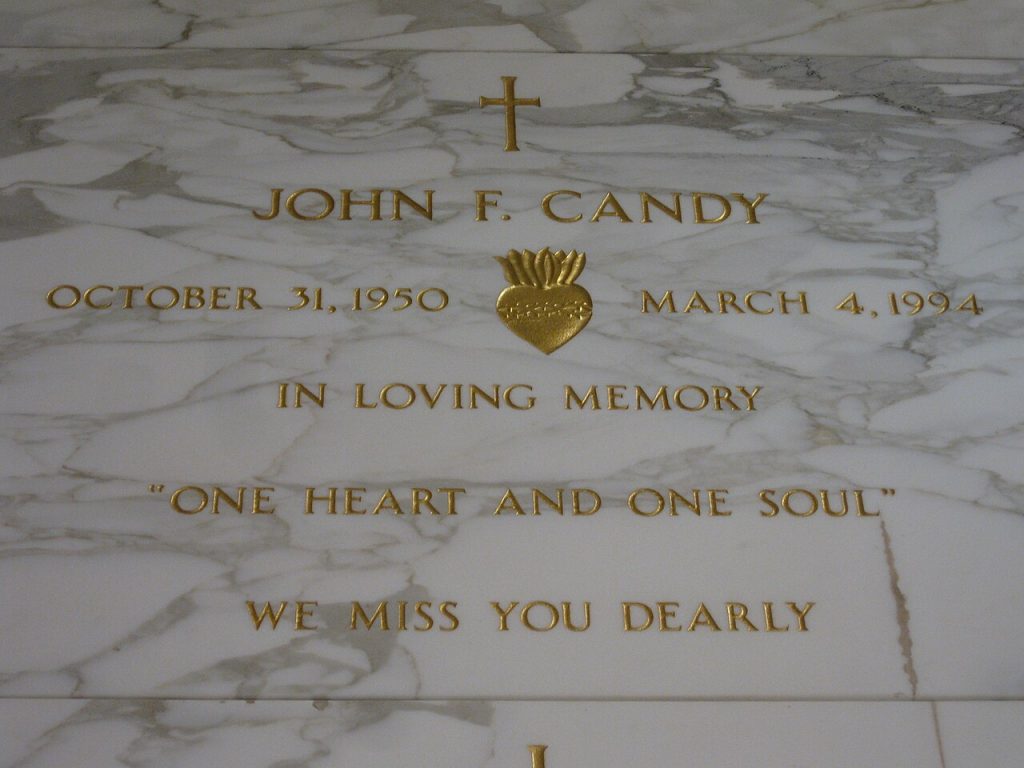 Candy's grave at Holy Cross Cemetery, Culver City, California.
