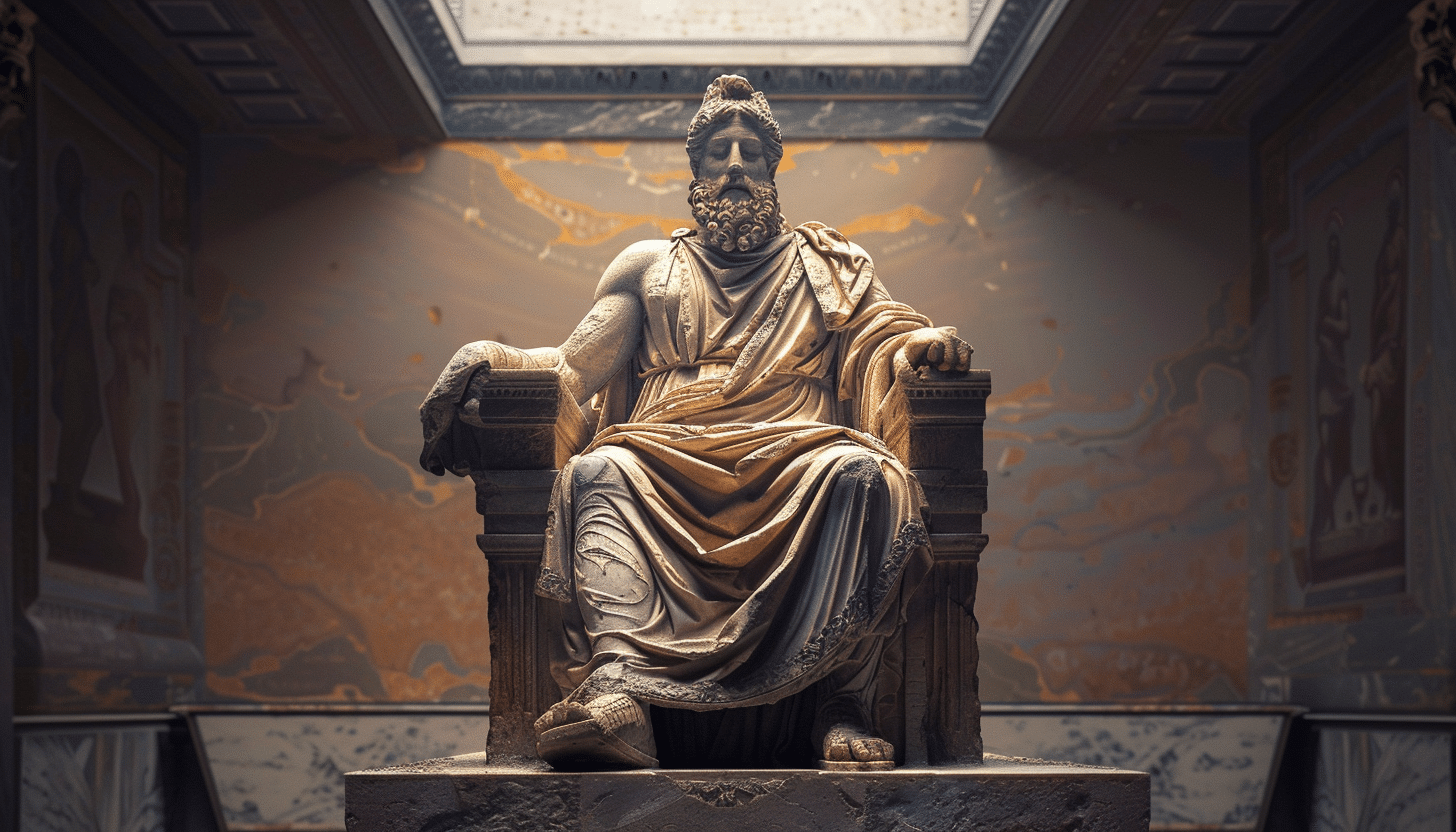 Statue of Zeus at Olympia Historyen